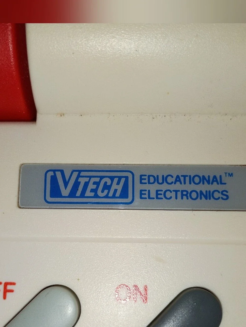 VTG 1989 Vtech Little Talking Scholar Toy - No Cards - Works
